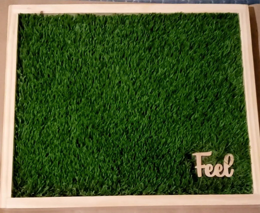 Grassy "Feel" Sensory Board | Artificial Turf Tactile Panel