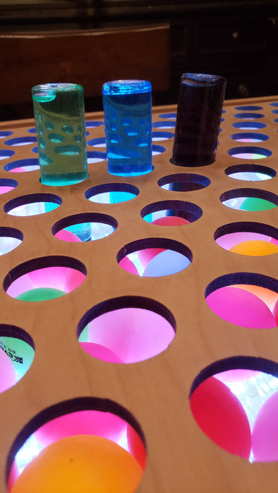 Sensory Glow Station- Dual-Purpose LED Pegboard & Tabletop Light Box, Fits 16" X 12" Light Pad | Play for Autism ADHD Senior Memory Care