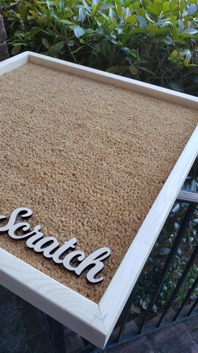 Scratch (Coconut Fiber) Sensory Board - Coir Hair Texture