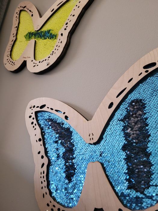 Butterfly Sequin Boards