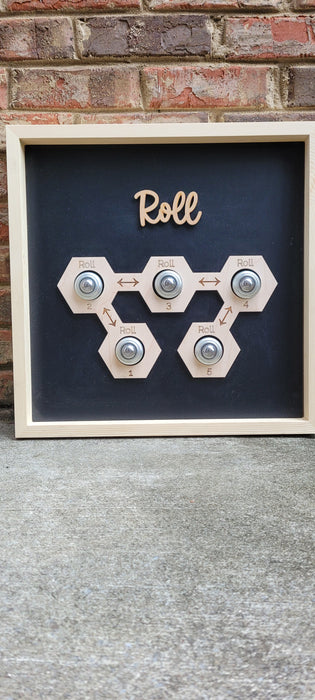Metal Fidget Board "Roll" – Smooth Rolling Ball Sensory Tool for Autism, ADHD & Therapy Walls