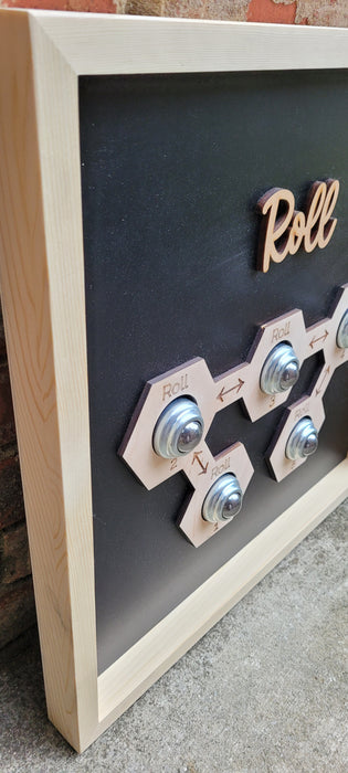 Metal Fidget Board "Roll" – Smooth Rolling Ball Sensory Tool for Autism, ADHD & Therapy Walls