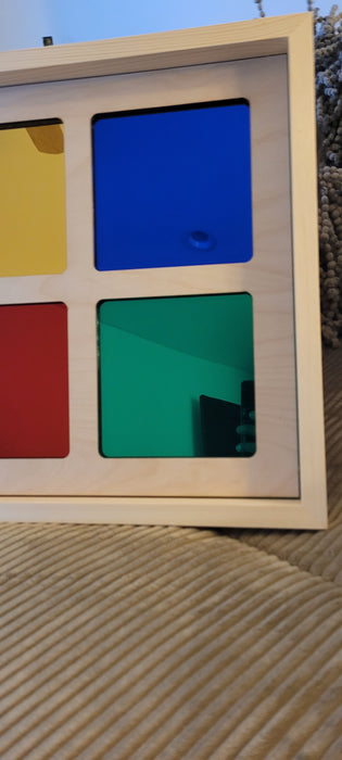 Color Mirrors Sensory Board – "Smile"