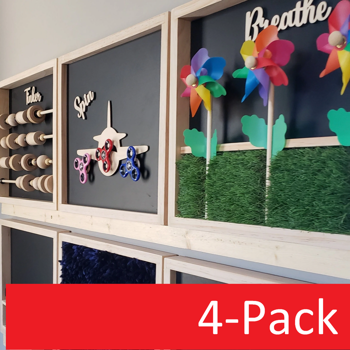 4-Board Sensory Wall Pack