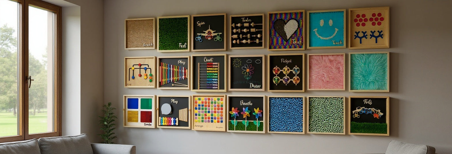 24 board sensory wall 