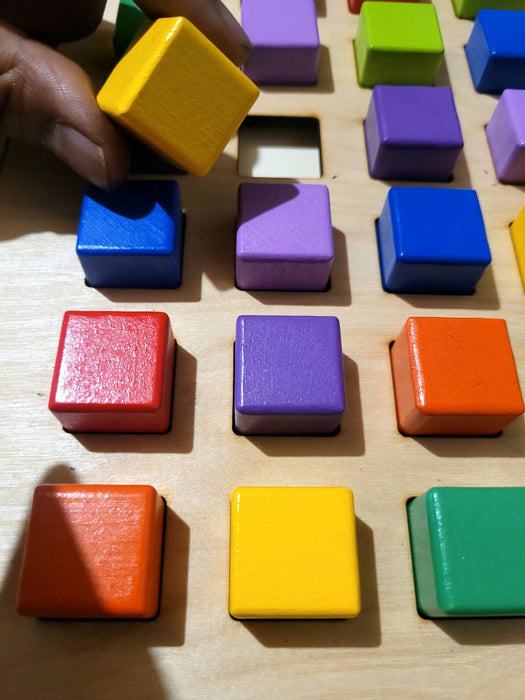 Mini Montessori Sensory Board | Activity Wall Panel | Tactile Sensory | Busy Board Autism | Sensory Board