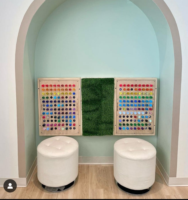 Wall-Mountable Giant Light Peg Board - A Jumbo-Sized Take on a Classic (Giant bright light LED Pegboard)