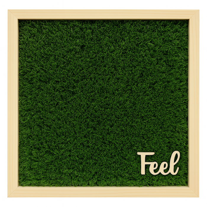 Grassy "Feel" Sensory Board | Artificial Turf Tactile Panel