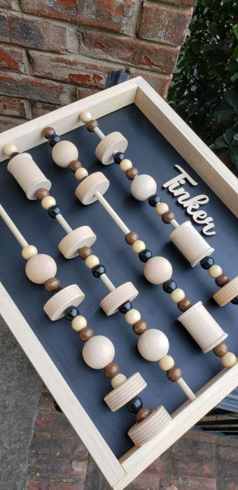 Tinker - Sensory Board for Kids or Adults | Sensory Panel DIY Sensory Wall Wooden Beads