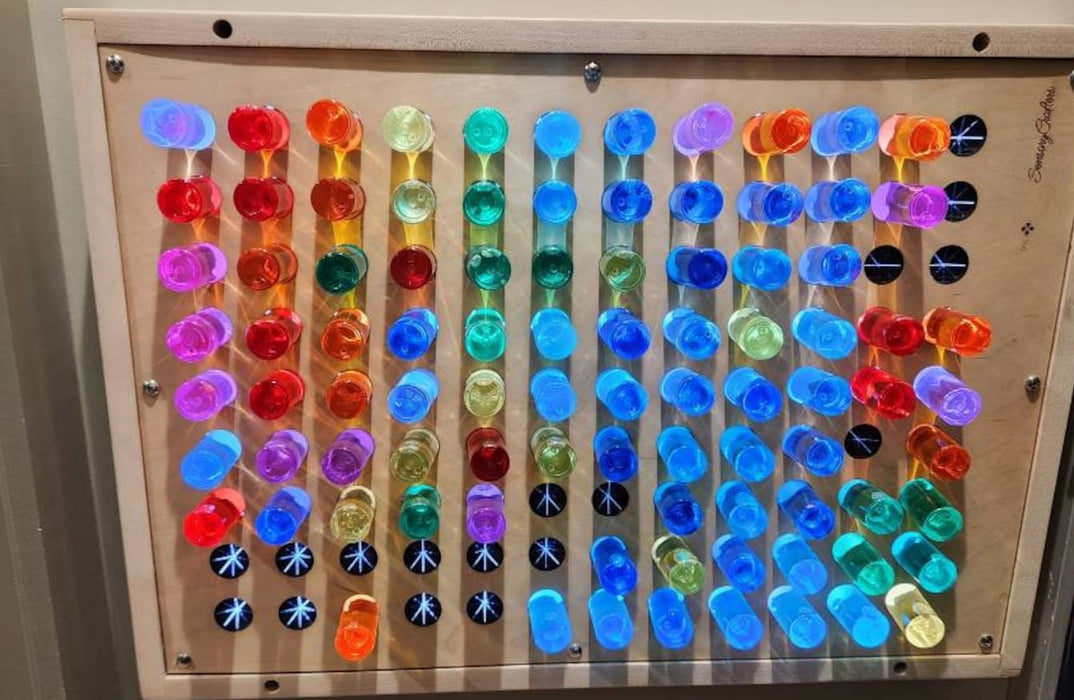 Wall-Mountable Giant Light Peg Board - A Jumbo-Sized Take on a Classic (Giant bright light LED Pegboard)