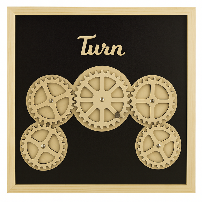 Gears & Crank Sensory|Activity Board - Functional Gears