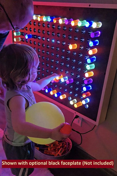 Giant Bright Light LED Pegboard | Wall-Mountable LED Lite Peg board  38"x27" |