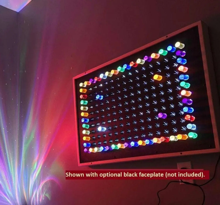 Giant Bright Light LED Pegboard | Wall-Mountable LED Lite Peg board  38"x27" |