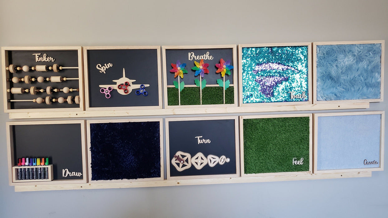4-Board Sensory Wall Pack