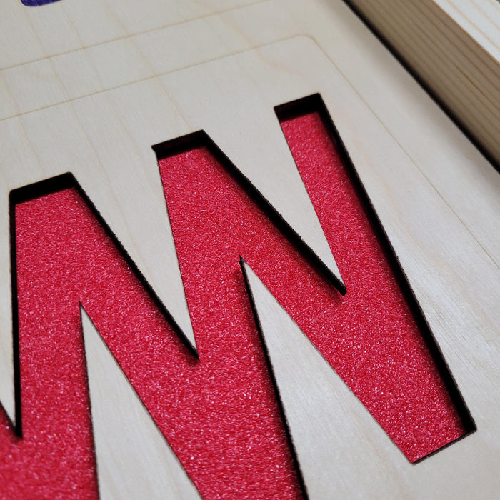 Sandpaper Finger Trace Board