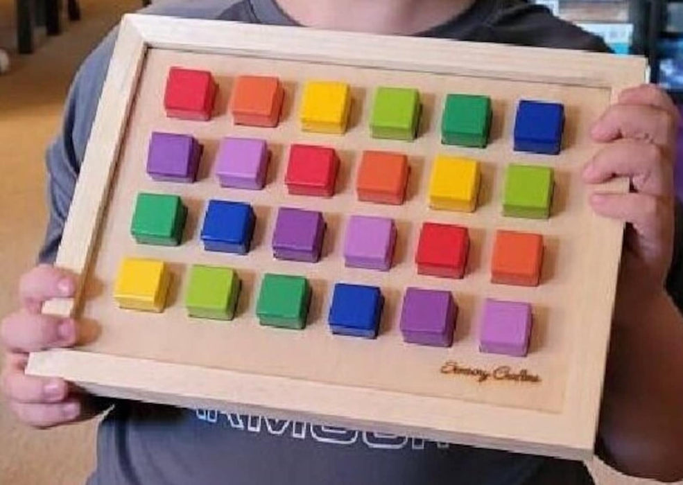 Mini Montessori Sensory Board | Activity Wall Panel | Tactile Sensory | Busy Board Autism | Sensory Board