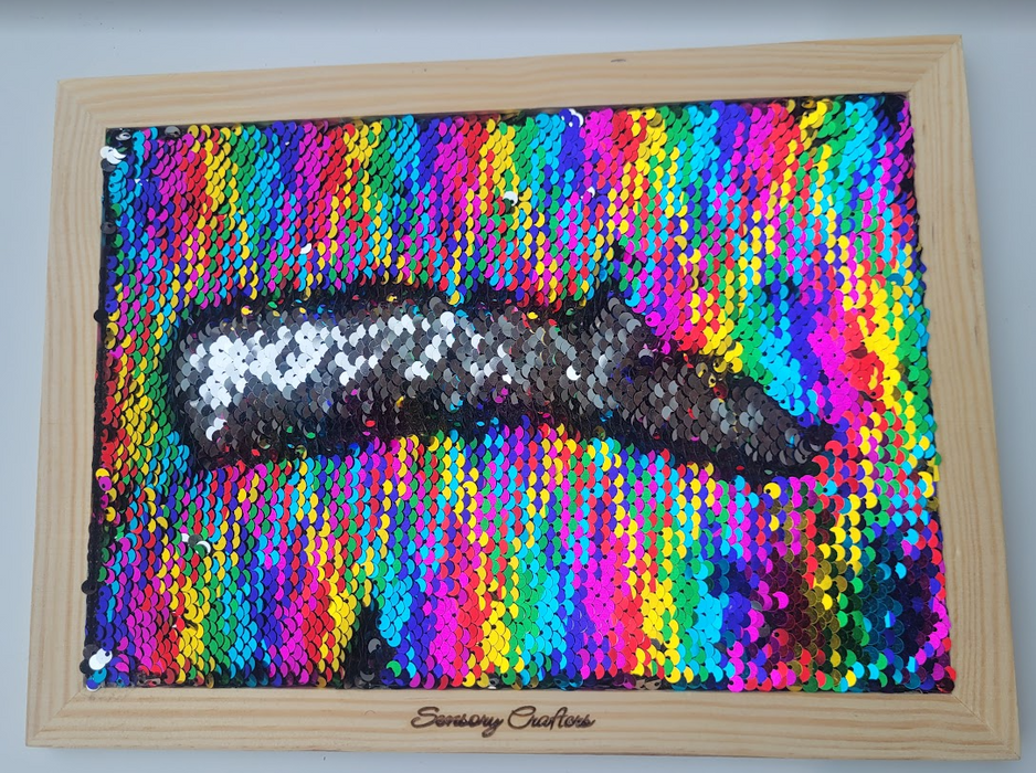 Mini Reversible Flip Sequin Sensory Boards