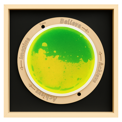 Liquid Tile (Green & Yellow)