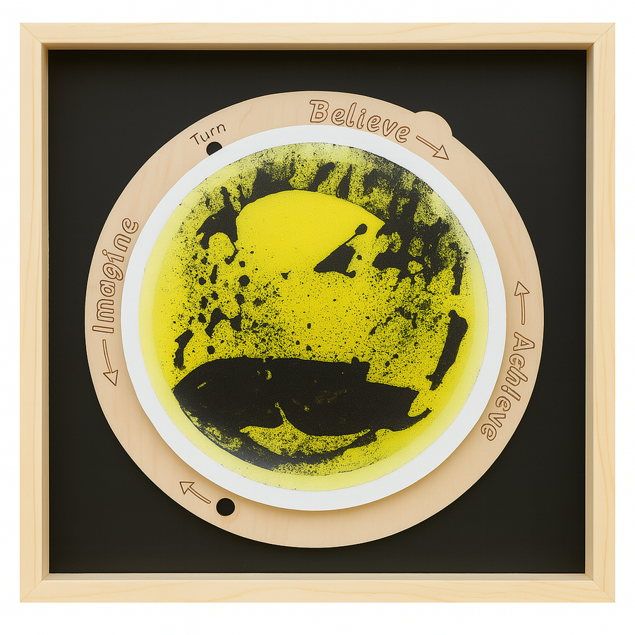 Liquid Tile (Black & Yellow)