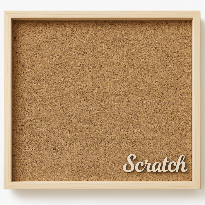 Scratch (Coconut Fiber) Sensory Board - Coir Hair Texture