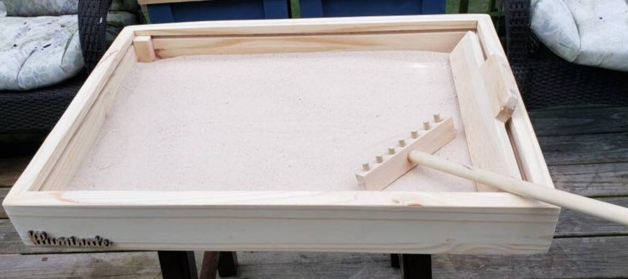 Illuminated LED Sand Tray for Sensory Play and Therapy - Color-Changing Lights