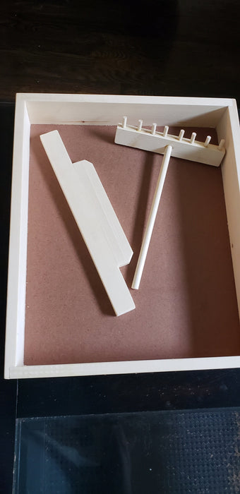 Custom-Made Wooden Sand Tray with Lid and Cover - Ideal for Sandplay Therapy|Mindfulness Play