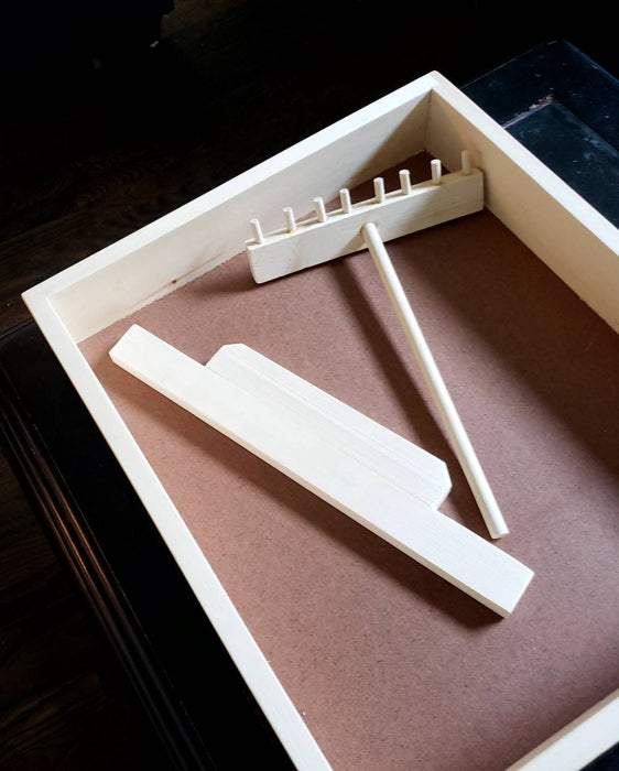 Custom-Made Wooden Sand Tray with Lid and Cover - Ideal for Sandplay Therapy|Mindfulness Play