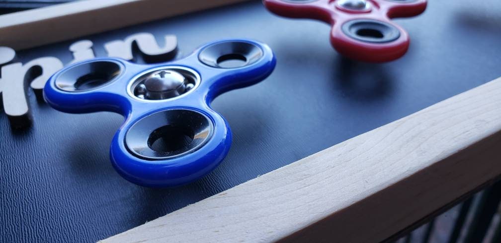 Extra Long Fidget Spinner Sensory Board | Horizontal or Vertical Mount