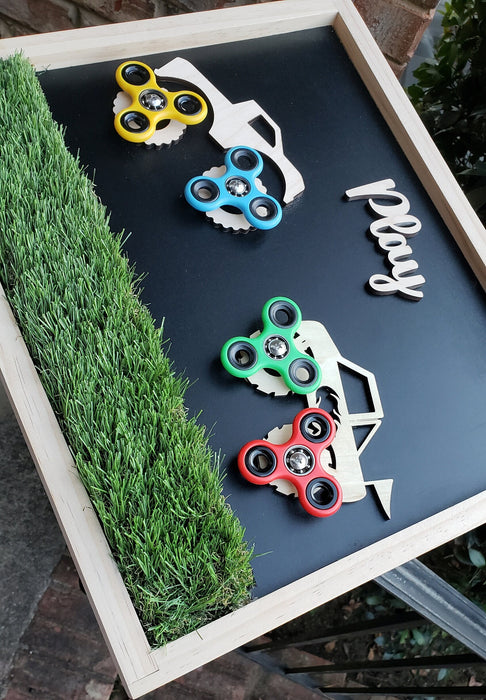 Monster Truck Sensory Board