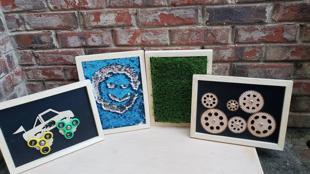 4-Pack Mini Sensory Boards