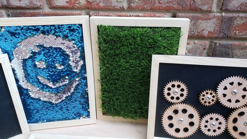 4-Pack Mini Sensory Boards