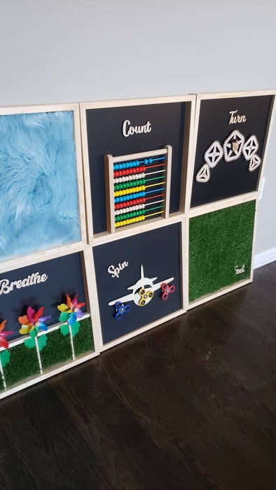 Custom Sensory Wall with Sensory Crafters |Sensory Wall Panel for Autism, Alzheimer's, Dementia, ADHD - Perfect Sensory Fix (pack of 10)