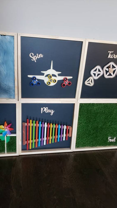 Custom Sensory Wall with Sensory Crafters |Sensory Wall Panel for Autism, Alzheimer's, Dementia, ADHD - Perfect Sensory Fix (pack of 10)